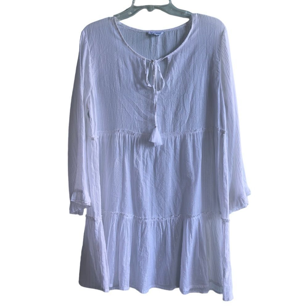 Blue Island White Mini Dress